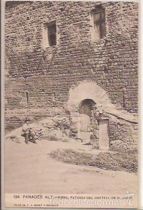 Cartes Postales: ANTIGUA POSTAL 134 PANADEL ALT PIERA FATXADA DEL CASTELL DE D JAUME CLIXE DE P J BONET MARQUES