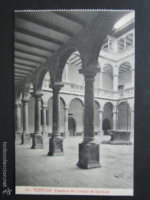 Postkarten: POSTAL TORTOSA. CLAUSTRO DEL COLEGIO DE SAN LUIS
