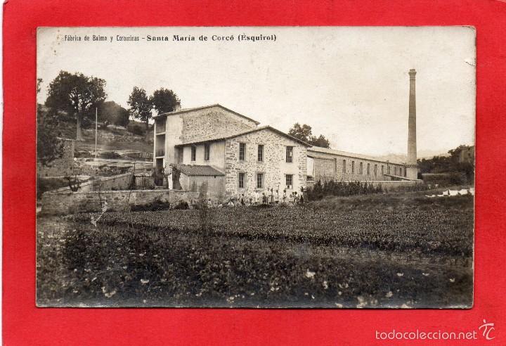 Postales: santa maria de corc&oacute;. fabrica de baima y corominas. fotogr&aacute;fica