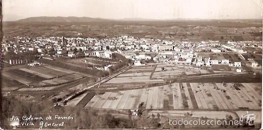 Cartoline: ANTIGUA POSTAL SANTA COLOMA DE FARNES VISTA GENERALESCRITA 1957 EDICIONES FOTOGRAFICAS JOSE M&ordf; FONT