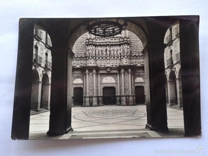 Postales: POSTAL -- MOTSERRAT - FACHADA DE LA BASILICA -- USADA -- - Foto 1