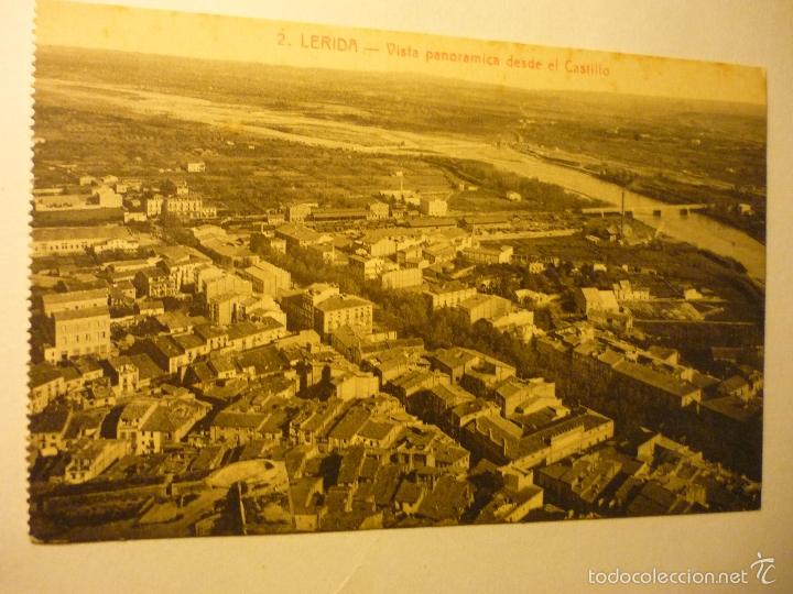 Postales: postal lerida panoramica desde el castillo bb