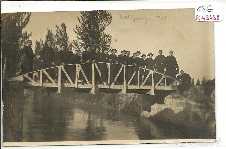 Postcards: (PS-48488)POSTAL FOTOGRAFICA DE BELLPUIG-SEMINARISTAS,1921