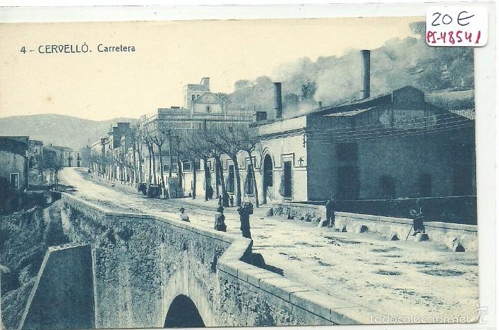 Postcards: (PS-48541)POSTAL DE CERVELLO-CARRETERA