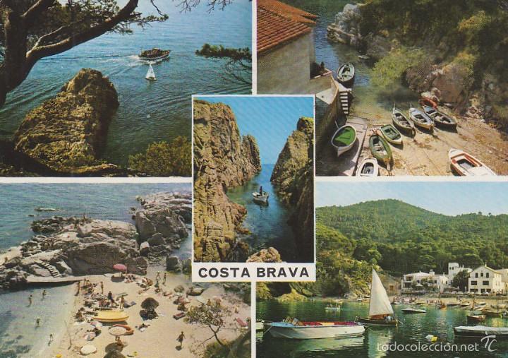Postales: Costa Brava, circulada, ver el dorso