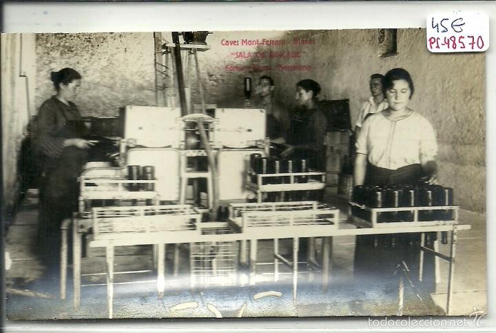 Postcards: (PS-48570)POSTAL FOTOGRAFICA DE BLANES-CAVES MONT-FERRANT FORTUNY HERMANOS