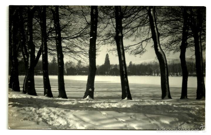 Postales: POSTAL DE PUIGCERD&Agrave; (EL LAGO EN INVIERNO) - Foto 1