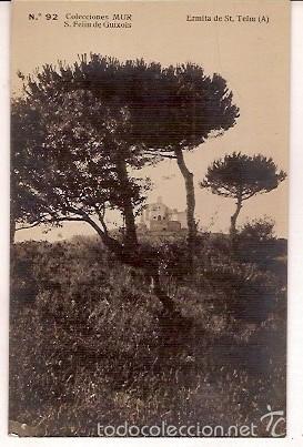 Cartoline: ANTIGUA POSTAL N&ordm; 92 COLECCION MUR S FELIU DE GUIXOLS ERMITA DE ST TELM
