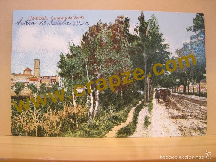 Postales: TARREGA: CARRETERA DE VERDU - THOMAS - POSTAL ORIGINAL - Foto 1