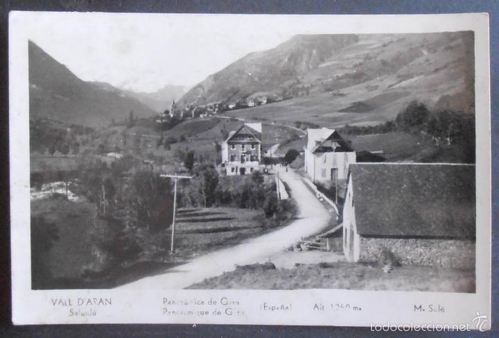 Postales: (47336)POSTAL ESCRITA,VALL D'ARAN  (POSTAL EN BLANCO Y NEGRO),SALARD&Uacute; (LLEIDA)CATALU&Ntilde;A