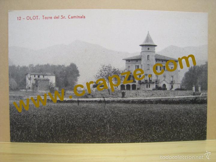 Postales: OLOT: TORRE DEL SR. CAMINALS - THOMAS - POSTAL ORIGINAL - Foto 1