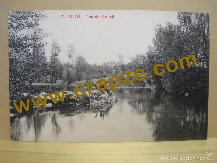 Postales: OLOT: PONT DE COLLELL - THOMAS - POSTAL ORIGINAL - Foto 1
