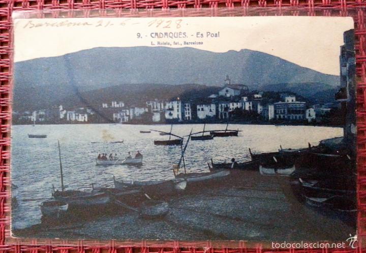 Postales: CADAQUES 9 ES POAL L ROISIN CIRCULADA 1928