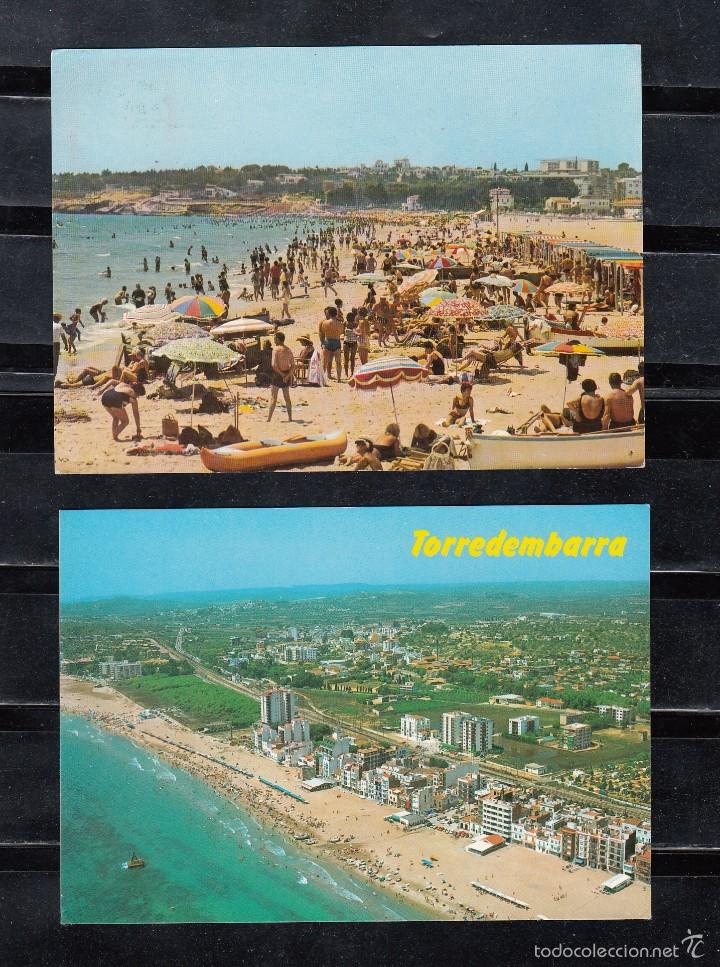 Postales: TORREDEMBARRA. PLAYA. 2 POSTALES DIVERSAS - Foto 1