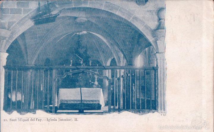 Postkarten: POSTAL SAN MIGUEL DEL FAY - IGLESIA ( INTERIOR ) - tobella y costa - ver reverso