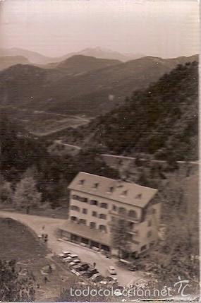 Cartoline: ANTIGUA POSTAL CASTELLAR DE N'HUG HOSTAL LES FONTS FOTO DESEURAS
