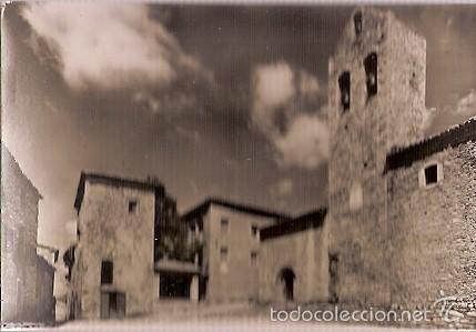 Cartes Postales: ANTIGUA POSTAL CASTELLAR DE N'HUG IGLESIA FACHADA PRINCIPAL ZERKOWITZ
