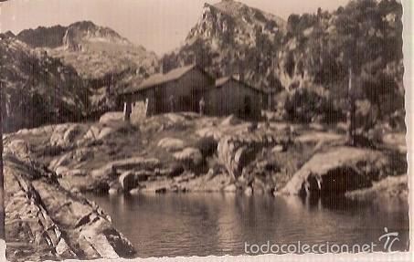 Postales: ANTIGUA POSTAL 473 VALLE DE ESPOT LERIDA REFUGIO DE J M&ordf; BLANCH EN EL LAGO TORT EDICION OFICINA DE T