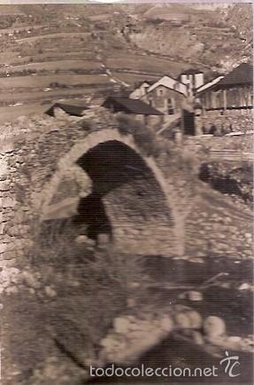 Postales: ANTIGUA POSTAL PIRINEO CENTRAL ESPOT PUENTE VIEJO SERIE I NUM 1704 A CAMPA&Ntilde;A PUIG