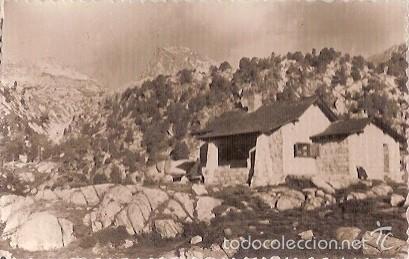 Cartoline: ANTIGUA POSTAL REGION DE ESPOT SAN NICOLAU 22 REFUGIO DE JOSE MARIA BLANC ESCRITA 1957 EDICIONES SIC