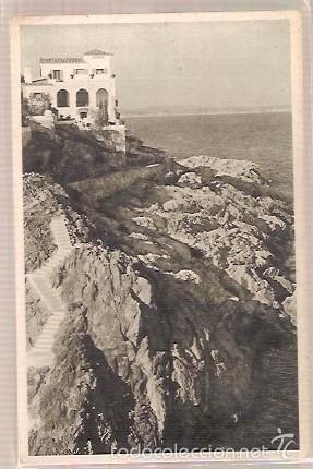 Cartes Postales: ANTIGUA POSTAL S'AGARO COSTA BRAVA CATALOGNE LES VILLES SUR LES ROCHERS