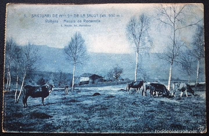 Postales: SANTUARI DE NTRA SRA DE LA SALUT (SANT FELIU DE PALLEROLS). VOLTANS MASIA DE ROCARROJA. FOT. ROISIN