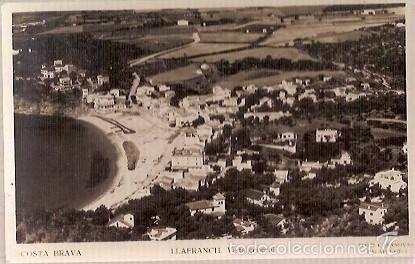 Cartes Postales: ANTIGUA POSTAL COSTA BRAVA LLAFRANCH VISTA GENERAL FOTO CASANOVAS PA&Ntilde;AFRUGUELL
