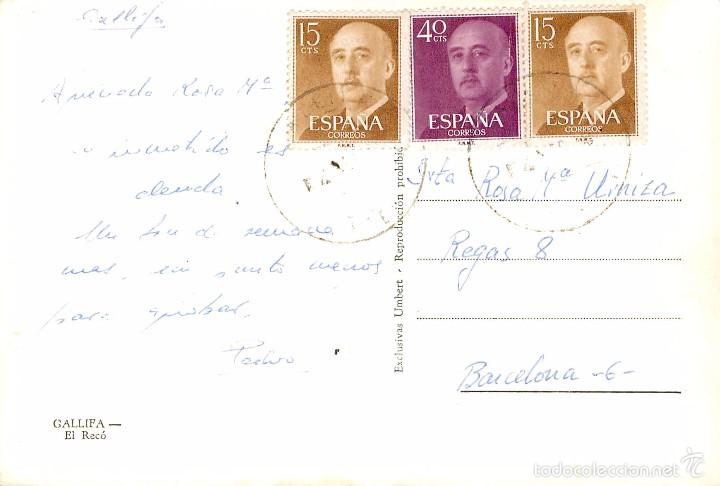 Postales: a01231 gallifa - el reco - umbert - Foto 2