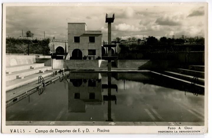 Postkarten: a06147 valls - campo de deportes de e.y d. piscina - guri