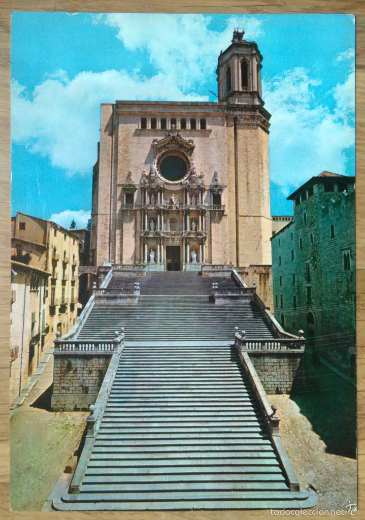 Postales: GERONA - CATEDRAL - Foto 1