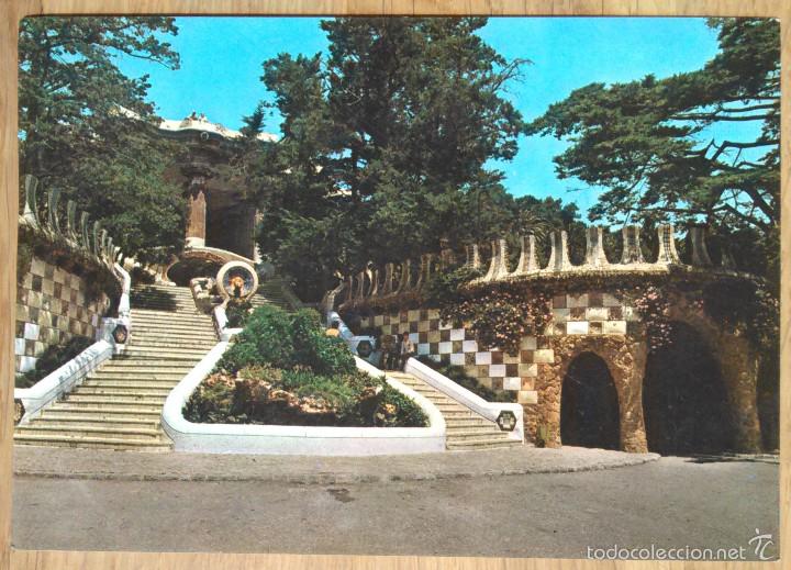 Postales: BARCELONA - PARQUE G&Uuml;EL - Foto 1