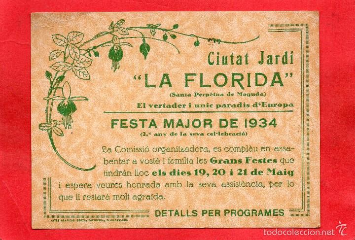 Postales: santa perpetua. la florida ciutat jard&iacute; 1934