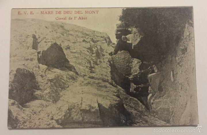 Postales: E.V.E. - MARE DE DEU DEL MONT Corral de lAbat (Gerona) - Foto 1