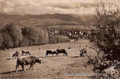 Cartoline: ANTIGUA POSTAL 2 PUIGCERDA CERDA&Ntilde;A FRANCESA ESCRITA 1957 FOTO GUILERA