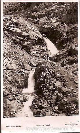 Postkarten: ANTIGUA POSTAL CAMINO DE NURIA CUA DE CAVALL FOTO ESQUENA