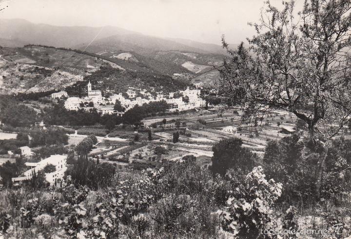 Postales: POSTAL FOTOGR&Aacute;FICA SANT CEBRI&Aacute; DE VALLALTA -VISTA GENERAL - FOT. PEREZ REUS
