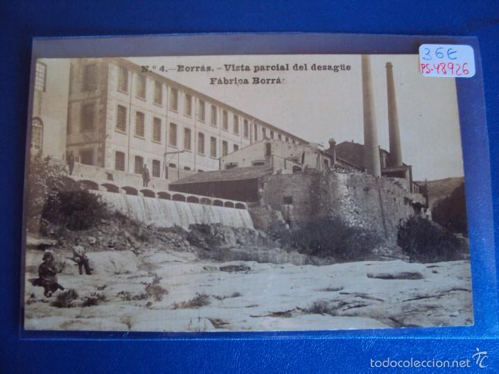 Postkarten: (PS-48926)POSTAL FOTOGRAFICA DE BORRAS-VISTA PARCIAL DEL DESAG&Uuml;E.FABRICA