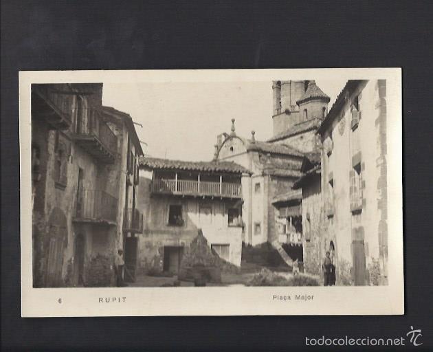 Postales: Postal de Rupit. Pla&ccedil;a Major - Foto 1