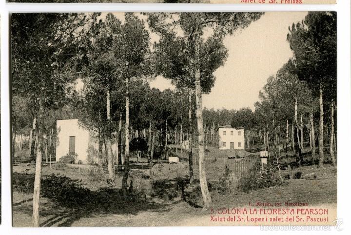 Cartoline: a01236 la floresta colonia la floresta pearson xalet del sr. lopez i xalet del sr pascual roisin n&ordm;5