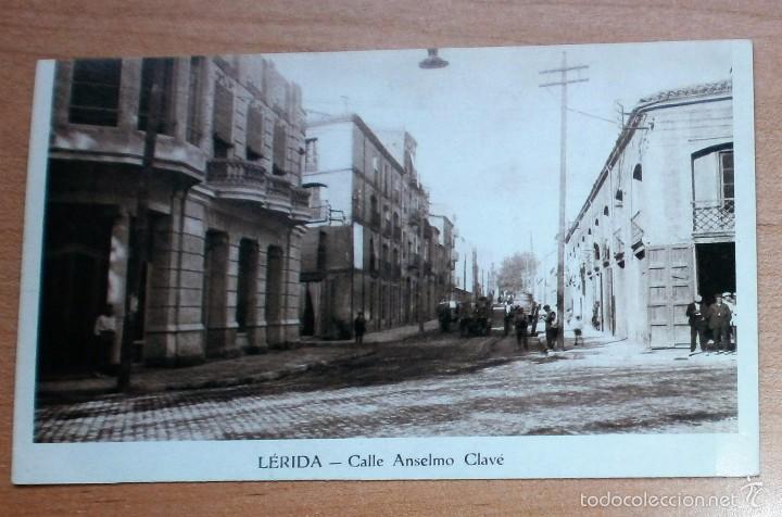 Postales: Ll 1 Tarjeta Postal Calle Anselmo Clav&eacute; de Lleida - Principios S.XX