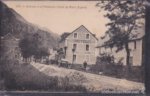Postcards: POSTAL LES ENTRADA A LA POBLACION VALLE DE ARAN