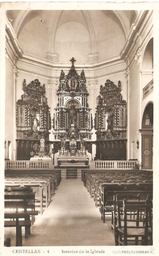 Postales: 1 postal de centelles catalu&ntilde;a 1951 - Foto 1