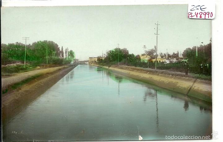Postkarten: (PS-48990)POSTAL FOTOGRAFICA DE LERIDA-CANAL DE SEROS(DETALLE)