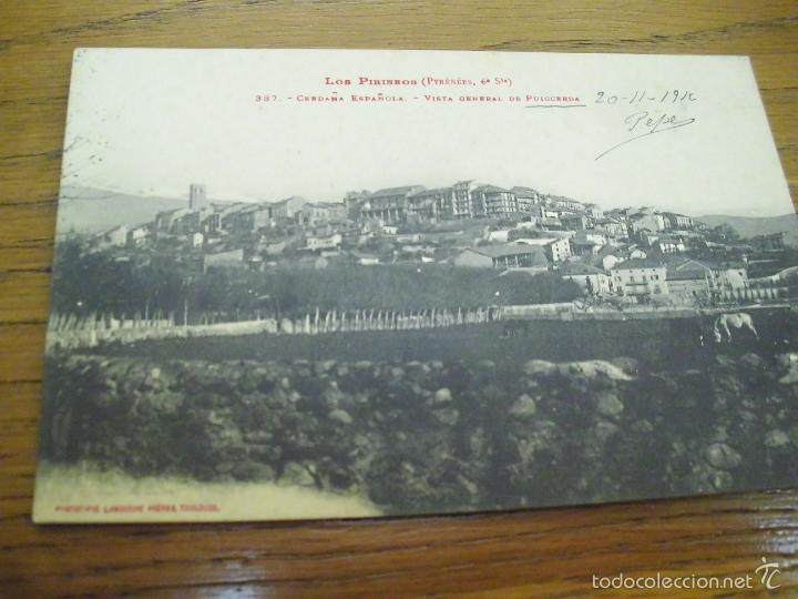 Postales: LOS PIRINEOS 387 CERDA&Ntilde;A ESPA&Ntilde;OLA VISTA GENERAL DE PUIGCERDA