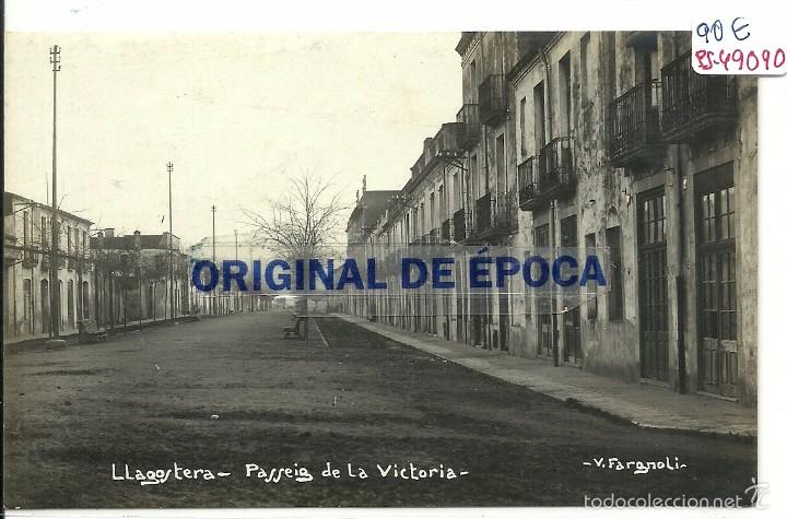Postcards: (PS-49090)POSTAL FOTOGRAFICA DE LLAGOSTERA-PASSEIG DE LA VICTORIA.V.FARGNOLI