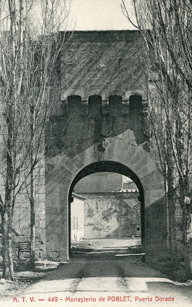 Postkarten: a01989 Poblet - Puerta Dorada - Atv N&ordm;449