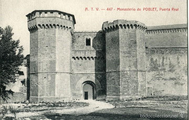 Postales: a01987 Poblet - Puerta Real - Atv N&ordm;447