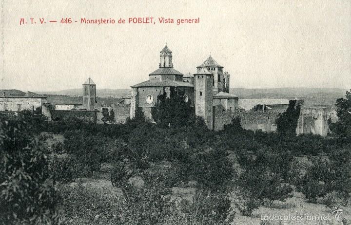 Postales: a01986 Poblet - Vista General - Atv N&ordm;446