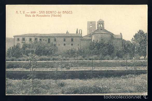 Postales: Postal de SANT BENET DE BAGES: Vista del monestir, absis (ATV 889)