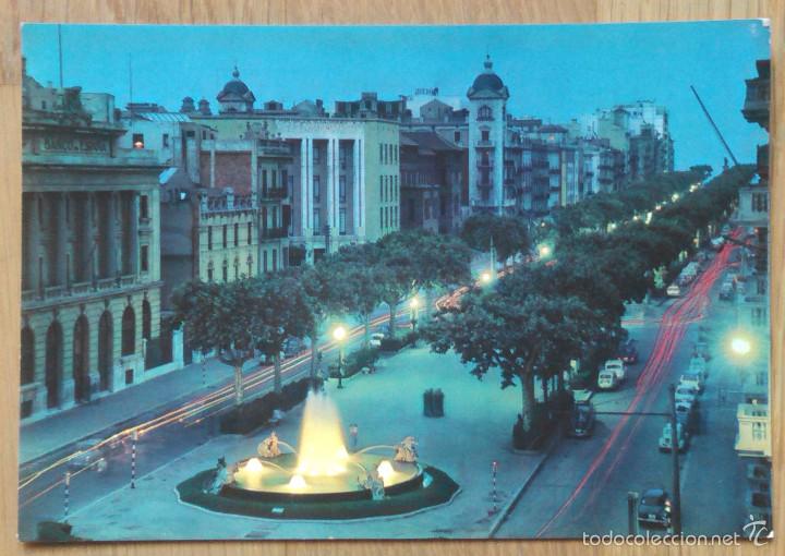 Postales: TARRAGONA - AVENIDA DEL GENERALISIMO - Foto 1